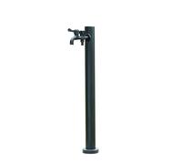 Colonne d'eau de jardin avec robinet, distributeur d'eau vertical cylindrique en acier inoxydable, colonne d'eau d'extérieur pour l'irrigation et le lavage du jardin (37,4 pouces/95 cm, A)