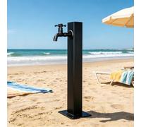 Colonne d'eau de jardin carrée verticale, robinet extérieur sans givre, source d'hydratation décorative extérieure pour l'irrigation, lavage de voiture, robinet extérieur de plage(Height: 60cm/23.6in)
