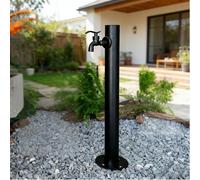 Colonne d'eau de jardin en acier inoxydable 304, avec entrée d'eau latérale et inférieure, adaptée pour l'irrigation et le nettoyage, sortie simple C