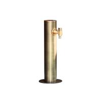 Colonne d'eau de Jardin en Acier Inoxydable avec Robinet À Double Sortie, Robinet de Jardin Extérieur Antigel et Antigel, Adapté À L'irrigation et au Nettoyage des Pelouses(Small)
