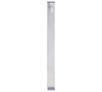 Colonne d'eau de jardin en acier inoxydable de 40 cm - Design carré - Résistant aux intempéries et durable - Décoration parfaite pour terrasse ou pelouse