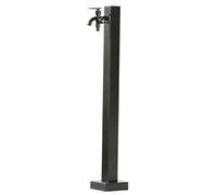 Colonne d'eau de jardin en acier inoxydable, distributeur de robinet antigel extérieur, bouche d'incendie décorative montée au sol pour utilisation dans la cour