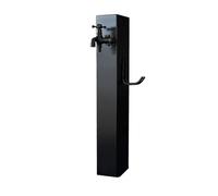 Colonne d'eau de jardin en acier inoxydable, support de robinet extérieur anti-gel, fontaine décorative durable pour espaces extérieurs