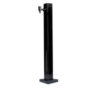 Colonne d'eau De Jardin Extérieure, Colonne d'eau de Jardin avec Robinet, Fontaine Extérieure de Jardin, Robinet D'eau de Bouche D'incendie - Noir(60cm/23.6in)