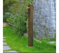 Colonne D'eau De Jardin Extérieure, Robinet à Sortie Unique, Colonne à Eau de Jardin Carrée Acier, avec Robinet Entièrement en Cuivre, Aussi pour la Terrasse(95 * 37.4in)