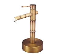Colonne d'eau de Jardin extérieure ZR98US, Bouche d'incendie décorative Antique entièrement en cuivre, autoportante montée au Sol avec Robinet antigel