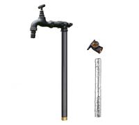 Colonne d'eau de jardin robinet extérieur fontaine antigel robinet de jardin 40 cm 15,7 pouces pour l'irrigation de pelouse et le lavage Fontaine d'eau extérieure