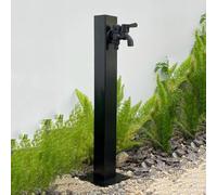 Colonne d'eau de jardin verticale en acier inoxydable 304 avec robinet verrouillable, distributeur d'eau antigel pour l'irrigation et les caractéristiques de l'eau