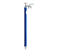 Colonne d'eau de jardin verticale en acier inoxydable, support de robinet extérieur anti-givre pour une irrigation efficace du jardin et de la ferme