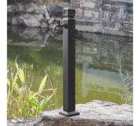 Colonne d'eau de jardin verticale extérieure, distributeur de robinet antigel avec bouche d'irrigation et de lavage, poteau décoratif de cour