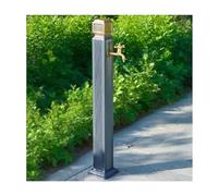 Colonne d'eau décorative en acier inoxydable pour une installation facile dans les cours de villa