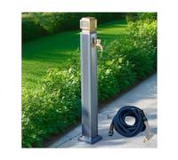 Colonne d'eau décorative en acier inoxydable pour une installation facile dans les cours de villa