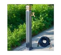 Colonne d'eau décorative en acier inoxydable pour une installation facile dans les cours de villa