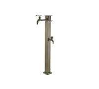 Colonne D'eau En Acier Inoxydable, Colonne D'eau De Jardin, Pilier De Robinet D'eau pour Jardin, Ferme, Pâturage, Arrière-cour, Irrigation, Lavage(60cm)