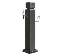 Colonne d'eau extérieure autoportante pour fontaine de jardin avec bec et support de tuyau, solution d'irrigation antigel pour un arrosage efficace