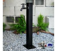 Colonne D'Eau ExtéRieure Avec Robinet Colonne D'Eau Verticale En Acier Inoxydable 304 Pour Jardin Double EntréE D'Eau 60 Cm Hauteur Pour L'Irrigation Et Le Nettoyage Single Water Outlet-C
