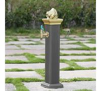 Colonne d'eau extérieure avec robinet entièrement en cuivre et housse de protection pour l'arrosage et l'irrigation du jardin