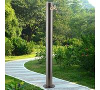 Colonne d'eau extérieure avec robinet et pistolet pulvérisateur pour lavage de jardin et voiture