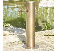 Colonne d'eau extérieure en acier inoxydable, anti-gel avec support de tuyau pour l'irrigation du jardin et l'arrosage de la pelouse