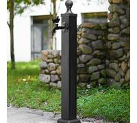 Colonne d'eau extérieure en acier inoxydable avec robinet antigel pour jardin et cour