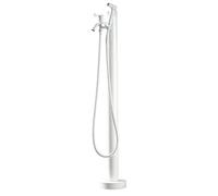 Colonne d'eau extérieure pistolet Spar Distributeur jardin vertical à robinet d'eau robinet jardin sur pied l'irrigation, robinet extérieur bouche d'incendie monté au sol(White,95CM/37.4IN_STYLE 3)