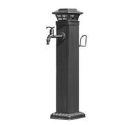 Colonne d'eau, Robinet Vertical pour Jardin, Colonne d'eau pour Robinet d'extérieur avec éclairage LED Solaire, Robinet d'eau autoportant pour Tuyau d'arrosage