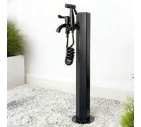 Colonne D'Eau Verticale D'ExtéRieur Robinet D'Eau Sur Pied En Acier Inoxydable 304 Antigel Robinet à Double Sortie Hauteur 60 Cm Convient Au Nettoyage Domestique Et à L'Arrosage Des Plantes Style C