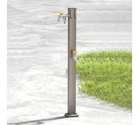 Colonne d'eau verticale en acier inoxydable 304 pour jardin, robinet antigel, distributeur d'eau d'irrigation, fontaine de jardin pour un arrosage efficace