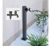 Colonne d'eau verticale for jardin en acier inoxydable 304 - Robinet d'extérieur antigel Cour(15 * 95cm/5.9 * 37.4in)