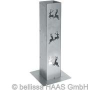Colonne décorative cerfs nus rouille noble bellissa 70cm