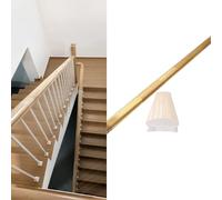 Colonne d'extrémité de balustrade d'escalier, poteau de support de main courante pour garde-grenier, caves, couloirs, marches - Solution durable de sécurité domestique