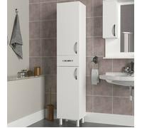 Colonne DMora, bois blanc noblesse, 35x31x179h cm