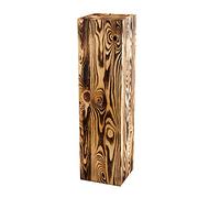 Colonne En Bois Rustique Pour Plante Ou Photophore, Bloc De Bois Décoratif, Tronc D’Arbre Fait Main, Stable Et Durable, Pin Huilé, 75x20x20 Cm