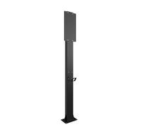 Colonne Fixe de Pile de Chargement de Véhicule à Énergie Nouvelle, Support de Pile de Chargement Extérieur, Conception Extérieure Universelle, Compatible avec 95% des Véhicules Électriques(Black)