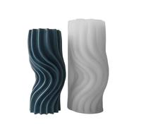 Colonne géométrique rayée en silicone pour la fabrication de moules parfumés décors fournitures de fabrication