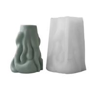 Colonne géométrique rayée en silicone pour la fabrication de moules parfumés décors moules