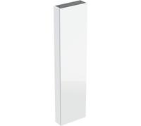 Colonne haute compacte Geberit P15cm 1 porte verre blanc brillant - GEBERIT 502.317.01.2