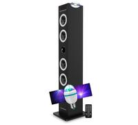 Tour de son multimédia avec Lecteur CD DS120CD avec Bluetooth USB/SD/Radio FM - Puissance de 60 Watts, Ampoule DIAMS