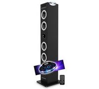Tour de son multimédia avec Lecteur CD DS120CD avec Bluetooth USB/SD/Radio FM - Puissance de 60 Watts, Lumière LED OVNI