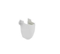 Colonne lavabo NOE - En porcelaine vitrifiée - Coloris: blanc