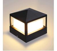 Colonne lumineuse extérieure, étanche IP65, en aluminium, pour éclairage paysager de jardin.