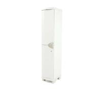 Colonne / Meuble de rangement intérieur/extérieur coloris beige - Longueur 35 x Profondeur 45 x Hauteur 184 cm