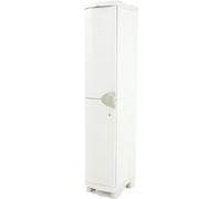 Colonne / Meuble de rangement interieur/exterieur - Longueur 35 x Profondeur 45 x Hauteur 184 cm - PEGANE - beige G