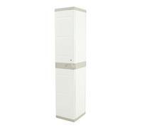PEGANE Colonne/Meuble de Rangement intérieur/extérieur Coloris Beige - Longueur 44 x Profondeur 35 x Hauteur 176 cm