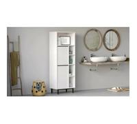 Colonne Mobilier Merbok Dmora, Bois Blanc Raffiné 160x36x45h cm