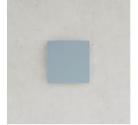 COLONNE MURALE CARRÉE DE 30 CM POUR SALLE DE BAINS, RÉVERSIBLE, BLEU CLAIR MAT