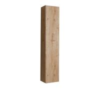 Colonne murale suspendue 1 porte aspect bois finition Cadiz - ARTURO