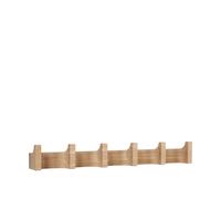 Colonne Porte-manteau Long en Chêne Clair