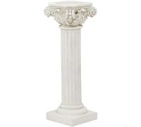 Colonne romaine décorative en résine avec langage de conception européen pour l'aménagement paysager de jardin, le style d'intérieur et le soutien de la photographie (grande taille)