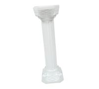 Colonne Romaine Décorative pour Mariage, Support Fleurs Blanc Élégant | Plastique, 1 Pièce, Forme Pilier Classique, Usage Scène ou Chambre, pour Vases et Pots